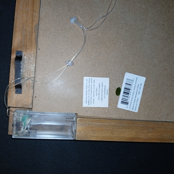 Plow & Hearth Lit Christmas Advent Calendar Plaque - Picture 10 of 10